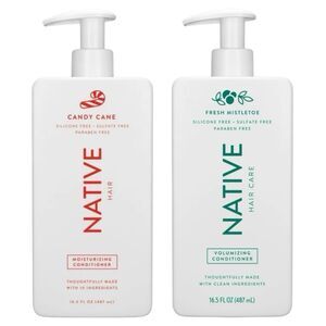 Native Limited Edition Candy Cane & Mistletoe Moisturizing Conditioner 16.5oz Ea